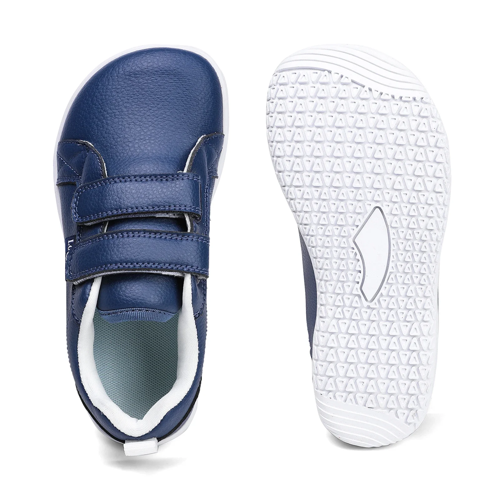 Kids Barefoot Shoes Boys Girls Wide Toe Minimalist Fashion Sneakers Lightweight Hook Loop Artificial Leather Walking Flats - Image 20