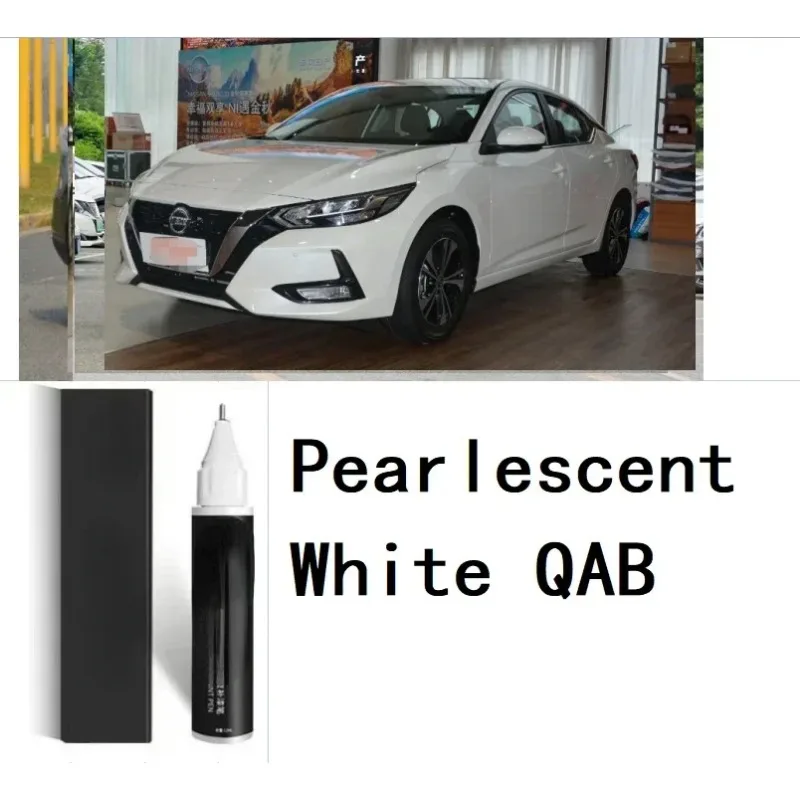 Paint pen Suitable for Nissan Pearly white QAB Ivory white QX1 Pearl white QAB paint repair car touch up pen Scratch repair - Image 7