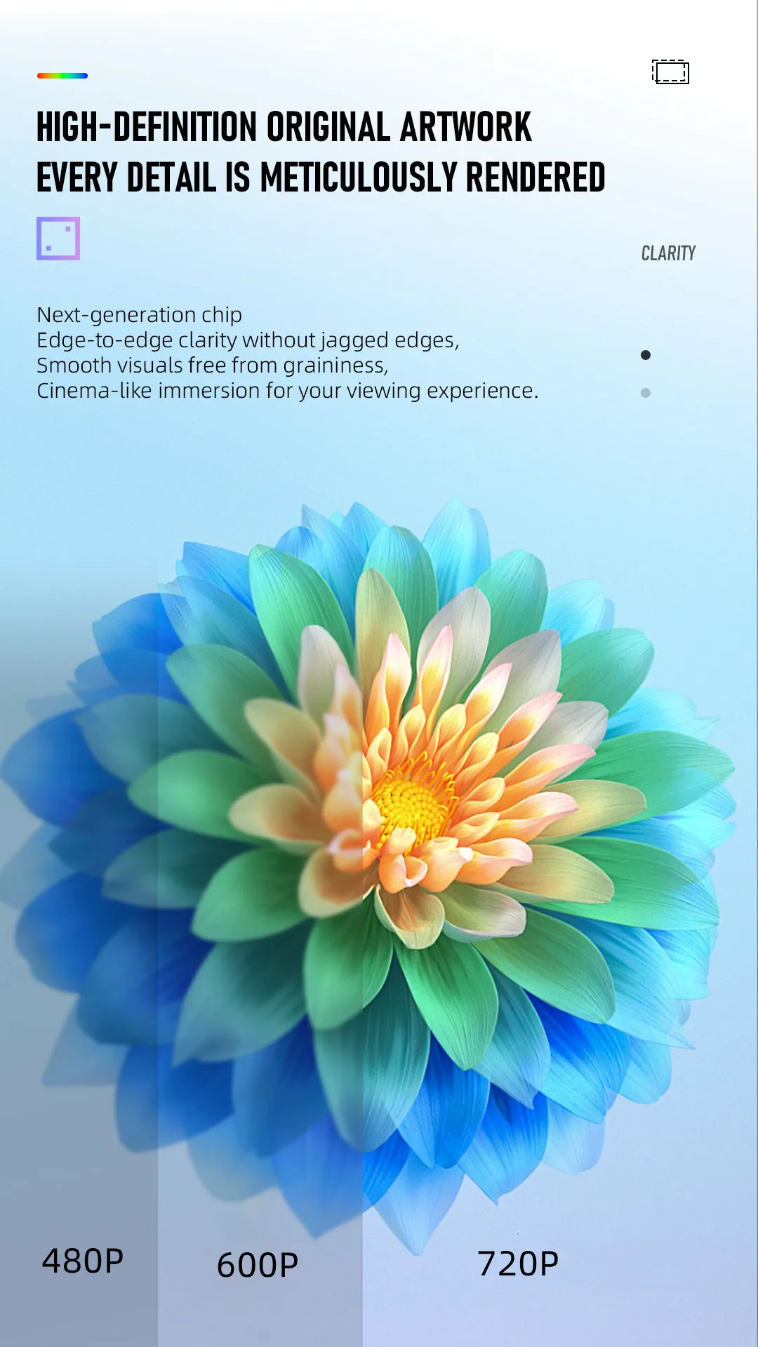 Outdoor projection. Home theater. YT600 high-definition projector. Football projector. Mobile cinema. portable - Image 10