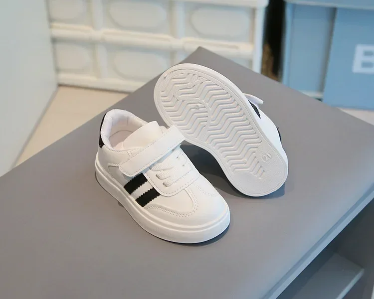Kids Sports Shoes for School Boys Girls White Shoes Non-slip Soft Sole 2025 New Fashion Children Casual Shoes Hook&loop Trendy - Image 14