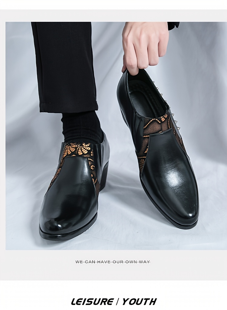 Casual Business Formal Male Wedding Party Office Shoes Retro Men Men Casual Shoes Fashion Men Shoes Luxury Men Shoes Gentalman Suit Design Party Dress Prom Dress Shoes Luxury Designer Shoes Peas Shoes Loafers High Heels - Image 14