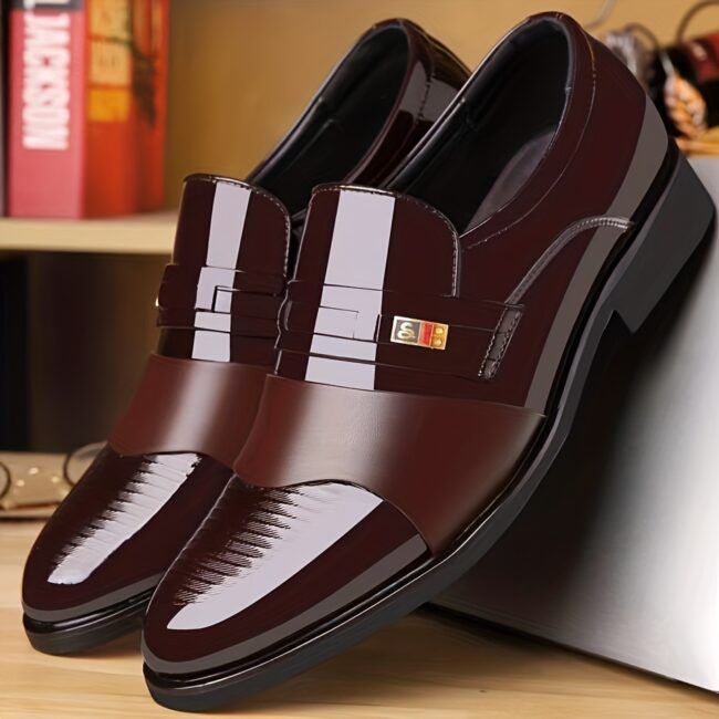 Fashion Business Dress Men Shoes Formal Slip On Dress Shoes Mens Oxfords Footwear High Quality Shoes for Men Loafers