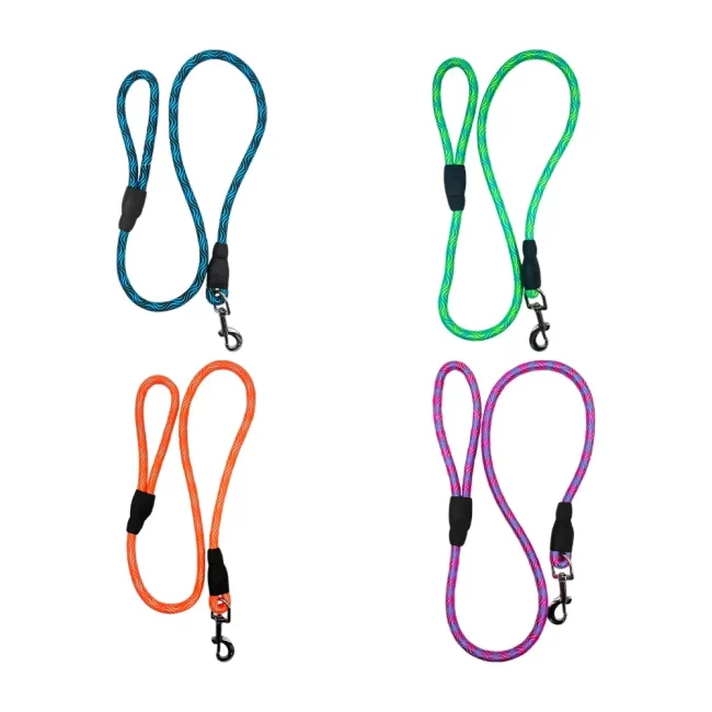 [GD] Fabric Rope Leash with Wave Pattern for Pets, Variety of Colors / pet supplies & pet / o014