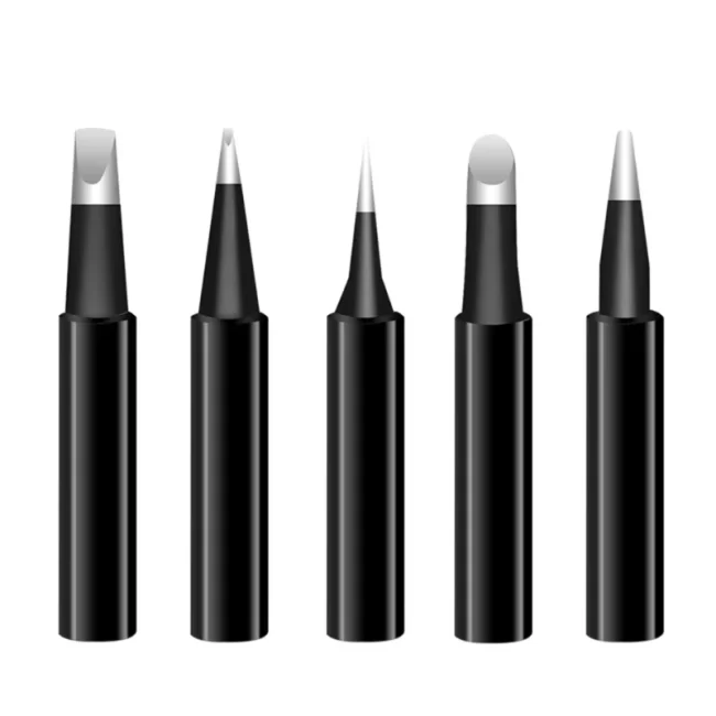 80W LCD Digital Display Wood Burning Tool Set 110V/220V with 5PCS Black King Kong Tips Soldering Irons