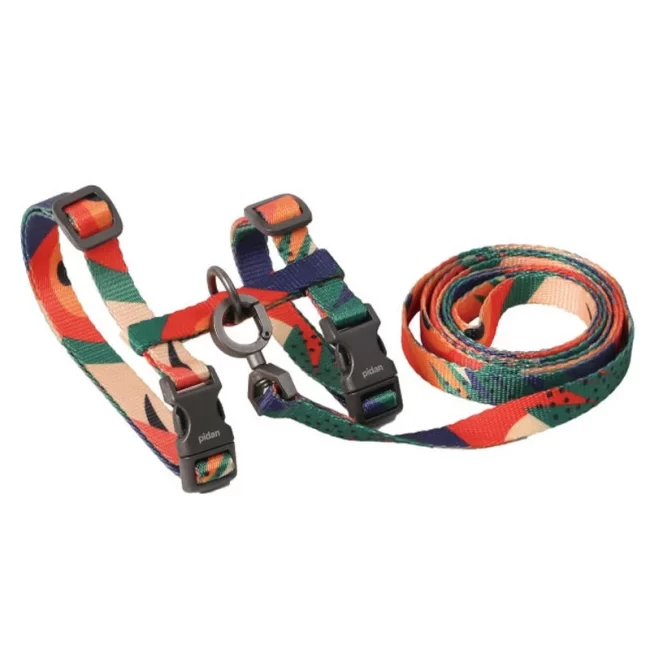 Manufacturer Wholesale Cat Harness and Leash Set Pet Outdoor Travel Adjustable Pet Leash for Small Cat Dog Pet Supplies