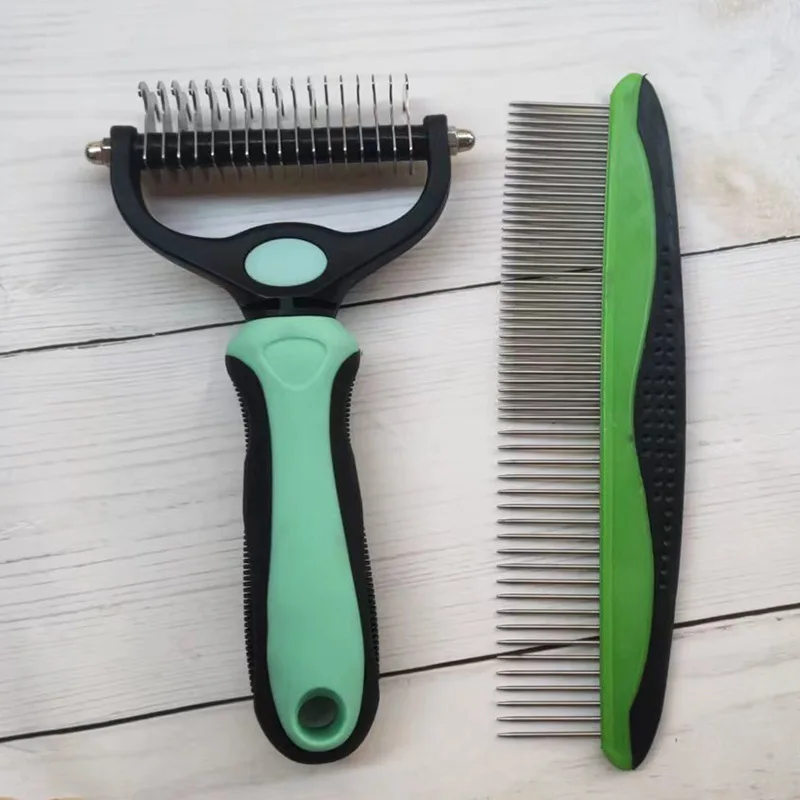 Pet Supplies Brush Comb Knot Combstainless Steel Dog and Cat Knot Knife for Small Medium Large Dogs - Image 5