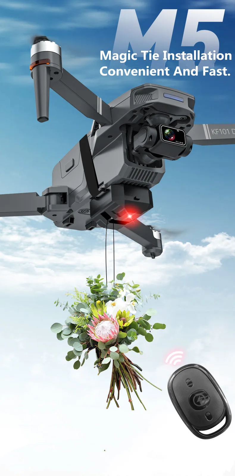 Drone Airdrop System for DJI Mini 3 Pro/Mini 3/ Mini 2 SE/Mavic 2/2S /Phantom 3 4/4 Pro for Wedding Scene Fishing Bait Rescue - Image 7