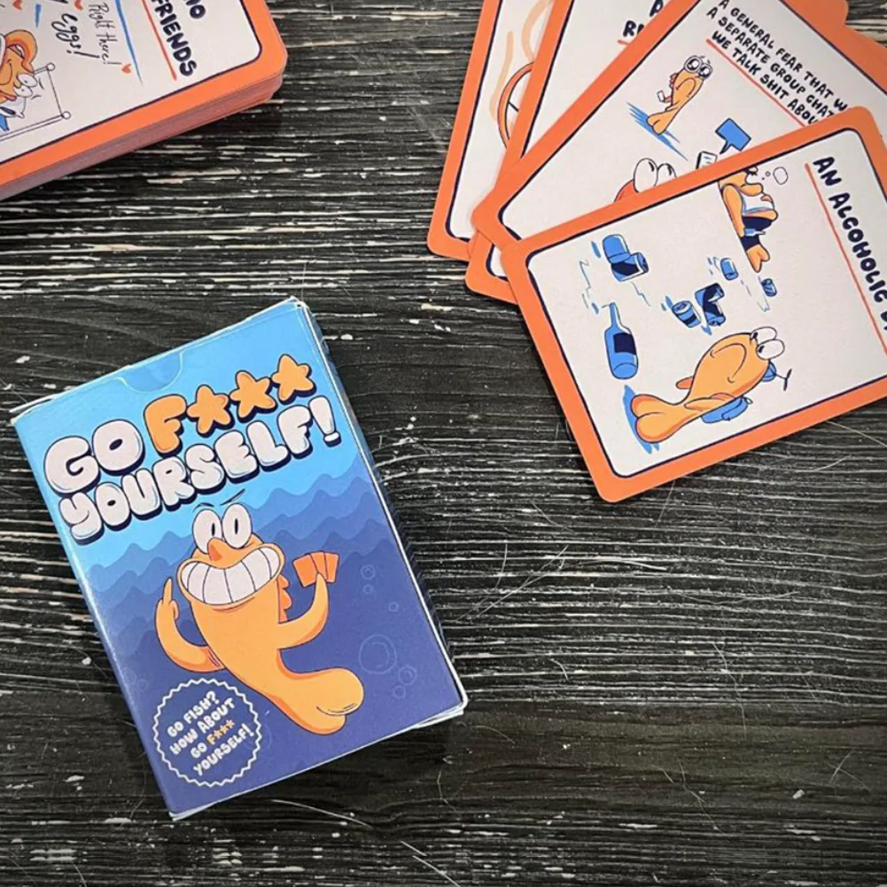 Go Fish Card Game Yourself Fun Gag Gift Hilarious Board Games with A Twist Night Family Interaction Party Game for 2+ Players - Image 6