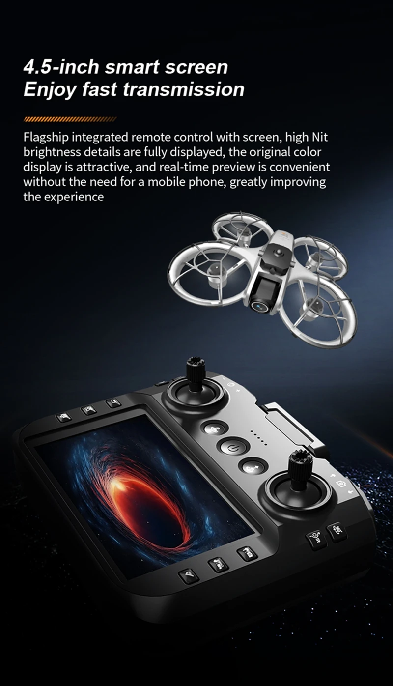 Drone Large Screen Aerial Photography Brushless Quadcopter Obstacle Avoidance And Collision Avoidance Remote-controlled Z4 - Image 14