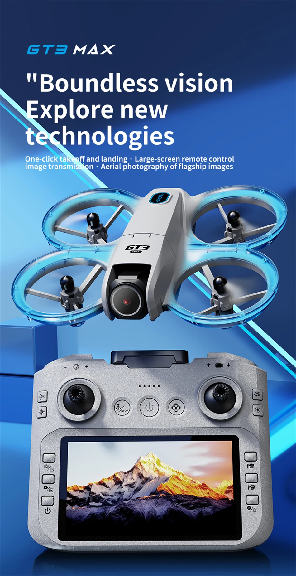 NEW GT3 GPS Drone with 8K HD Dual Cameras 180° FPV 5G WIFI Brushless Motors Intelligence Obstacle Avoidance Foldable Quadcopters - Image 20