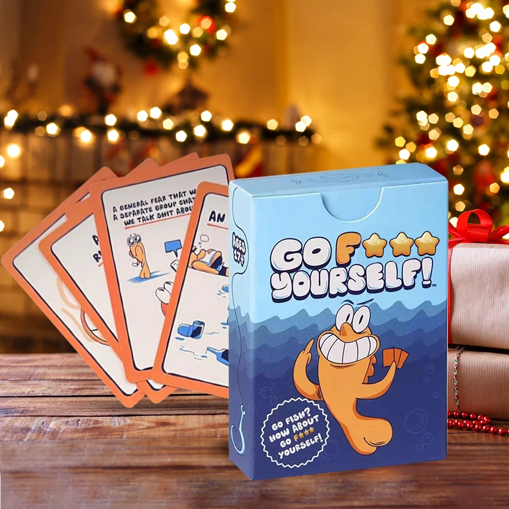 Go Fish Card Game Yourself Fun Gag Gift Hilarious Board Games with A Twist Night Family Interaction Party Game for 2+ Players - Image 2