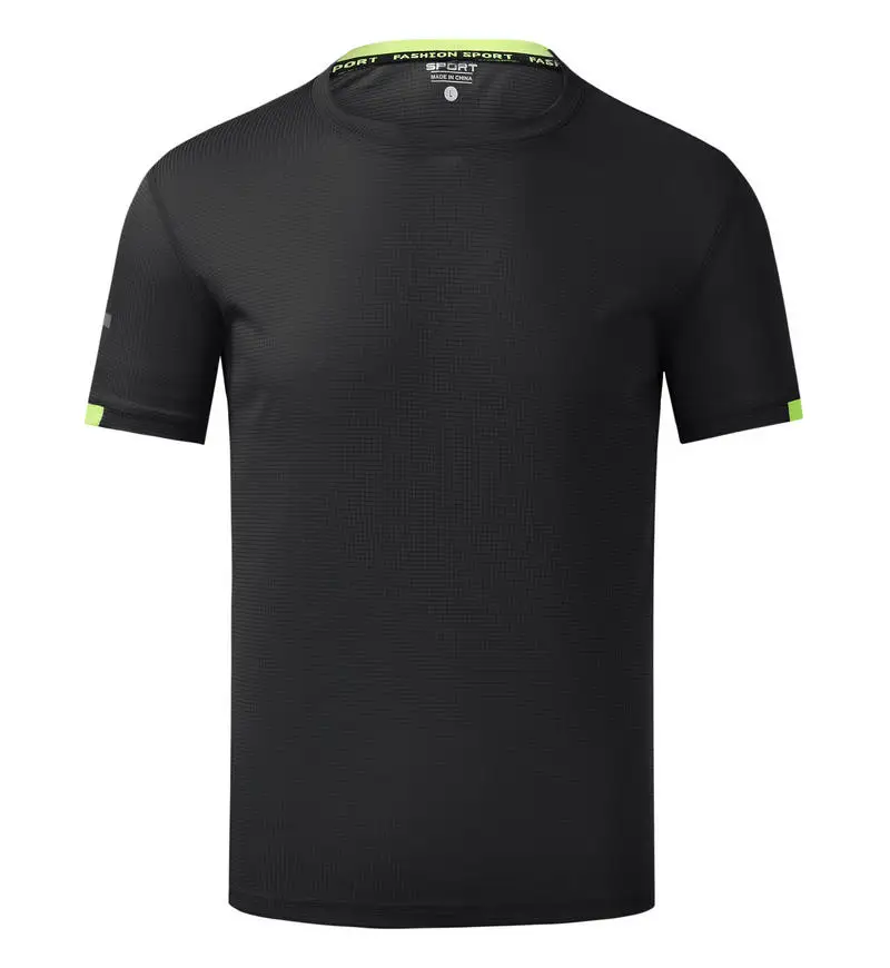 Leisure sports T-shirt printed with logo, quick drying, breathable, elastic summer short sleeved customized embroidery printed w - Image 13