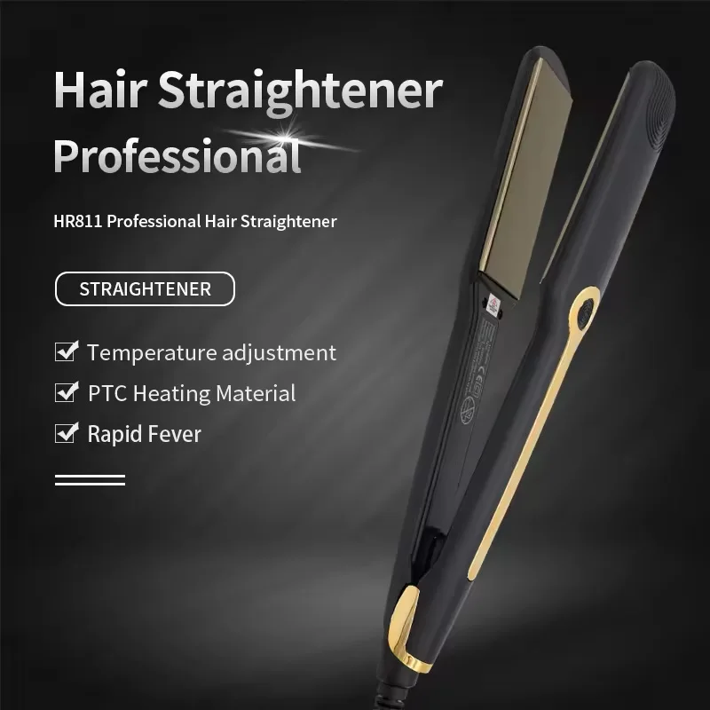 Professional Flat Iorn Straightener And Curler ceramic High Heat flat irons home Salon hair styler tools - Image 9