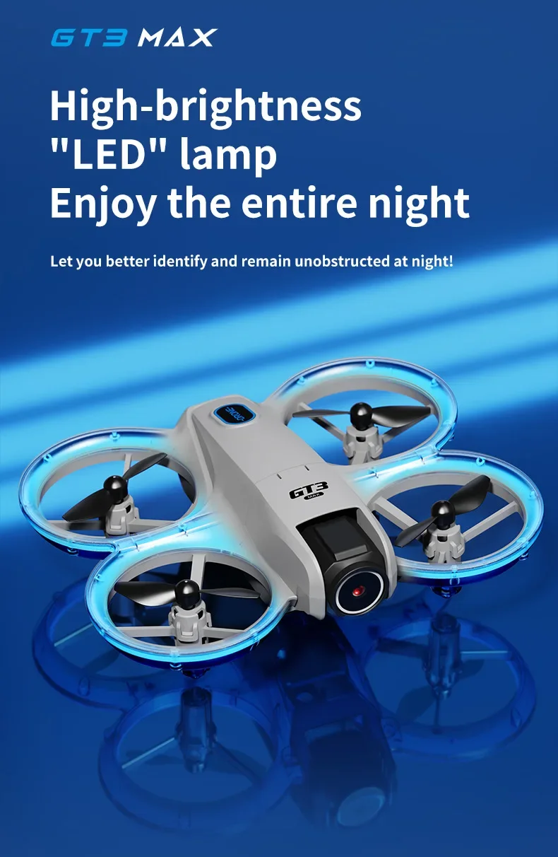 2025New GT3 MAX Drone 8K HD 4.3" Remote Control Headless Mode Helicopter 360° Flip Quadcopter Toys Mini Drone Fors Kid Toy Gifts - Image 19