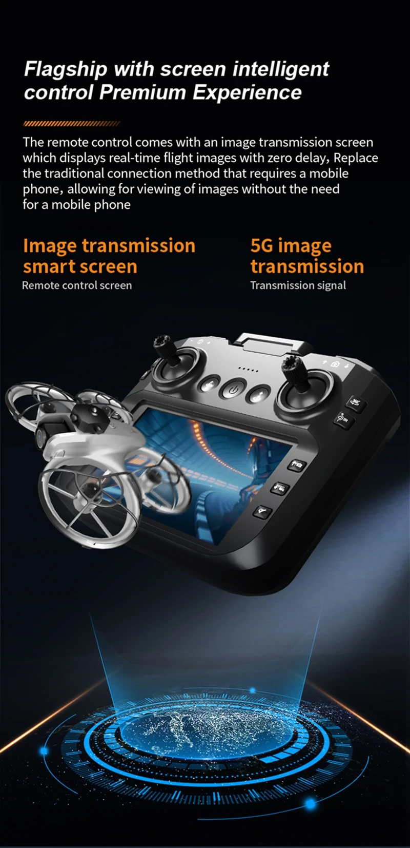 Drone Large Screen Aerial Photography Brushless Quadcopter Obstacle Avoidance And Collision Avoidance Remote-controlled Z4 - Image 11