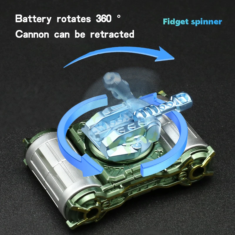 Tank Shape Fidget Spinner Antistress Anxiety Plastic Tank Hand Spinner EDC Spinner Fidget Toys For Adult Kids Gifts - Image 4