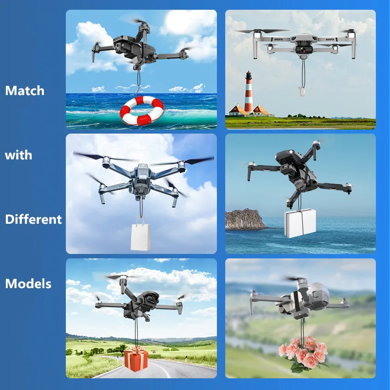 Drone Airdrop System for DJI Mini 3 Pro/Mini 3/ Mini 2 SE/Mavic 2/2S /Phantom 3 4/4 Pro for Wedding Scene Fishing Bait Rescue - Image 2