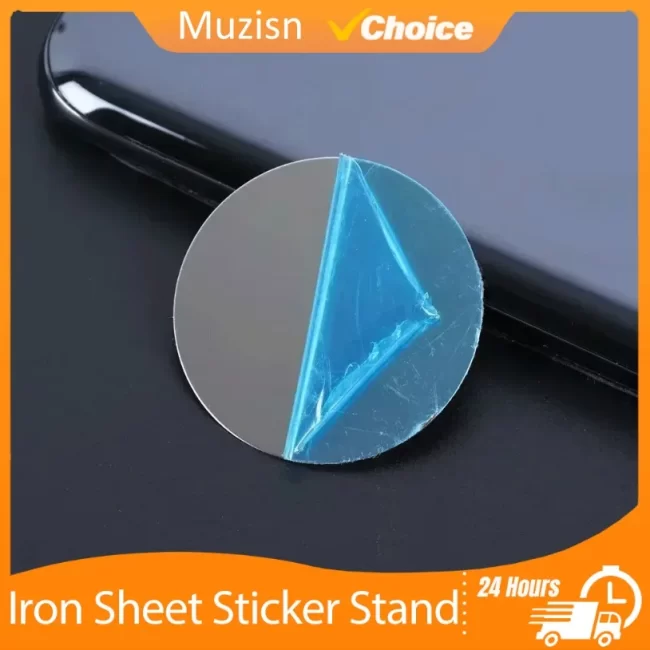 1-20Pcs Universal Car Phone Holder Iron Sheet Sticker Stand Magnetic Metal Plate For Magnetic Mobile Phone Magnet Holder Mount