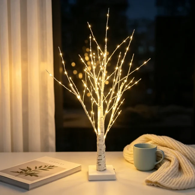 LED Birch Tree Christmas Lights for Indoor Home Decoration