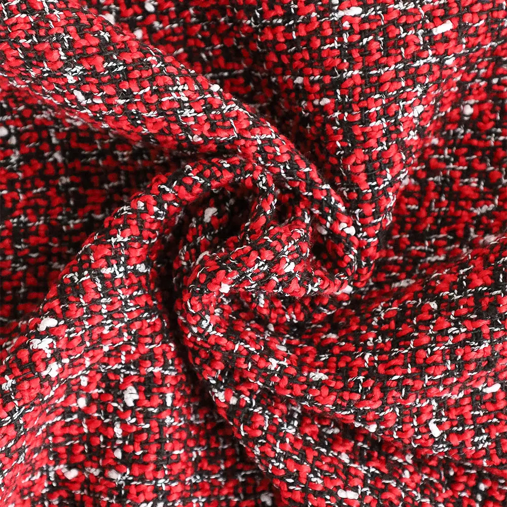 Red Knitted Christmas Cushion Cover for Sofa & Bed - Image 6