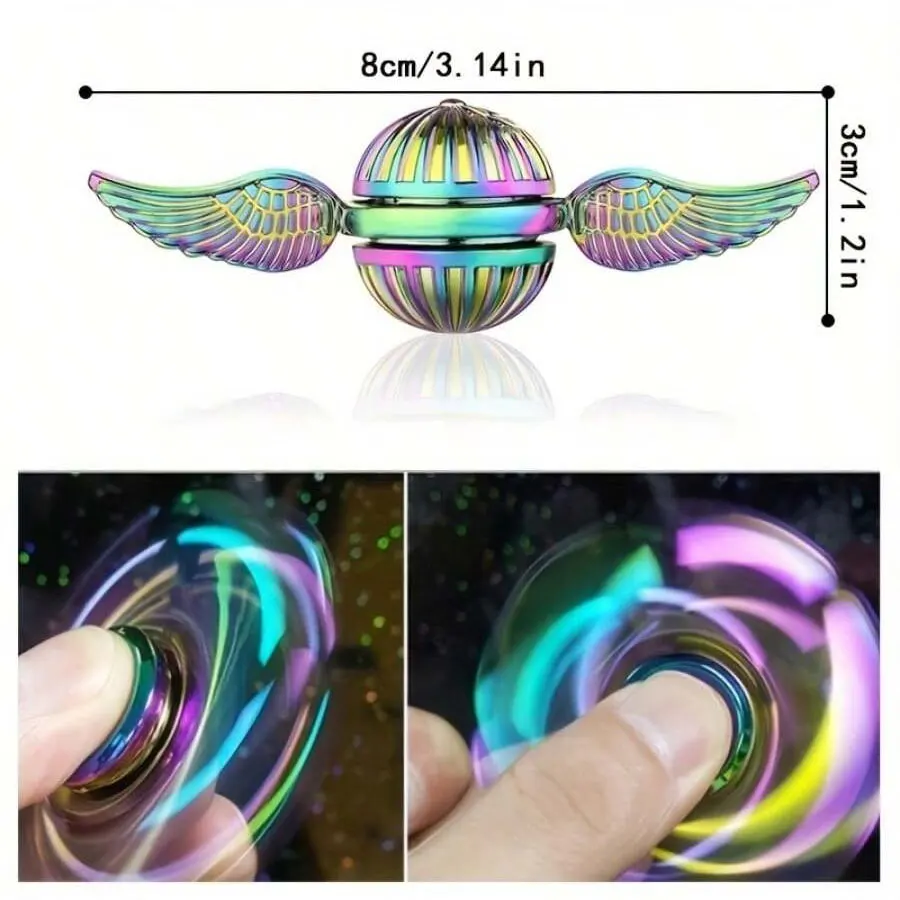 Metal Fidget Spinner – Pocket-Sized Focus and Stress-Relief Gift - Image 3