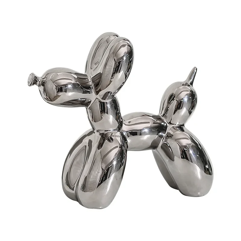Ceramic Balloon Dog Sculpture – Modern Mini Ornament for Home & Office - Image 5