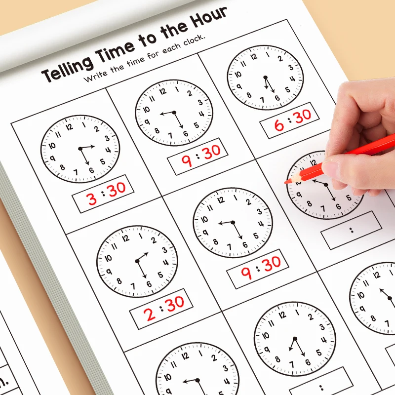 Children’s Time-Concept Workbook – Early Learning Activities