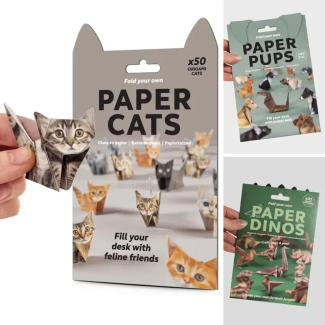 DIY Origami Paper Craft Set – 50 Sheets for Creative Animal Folding