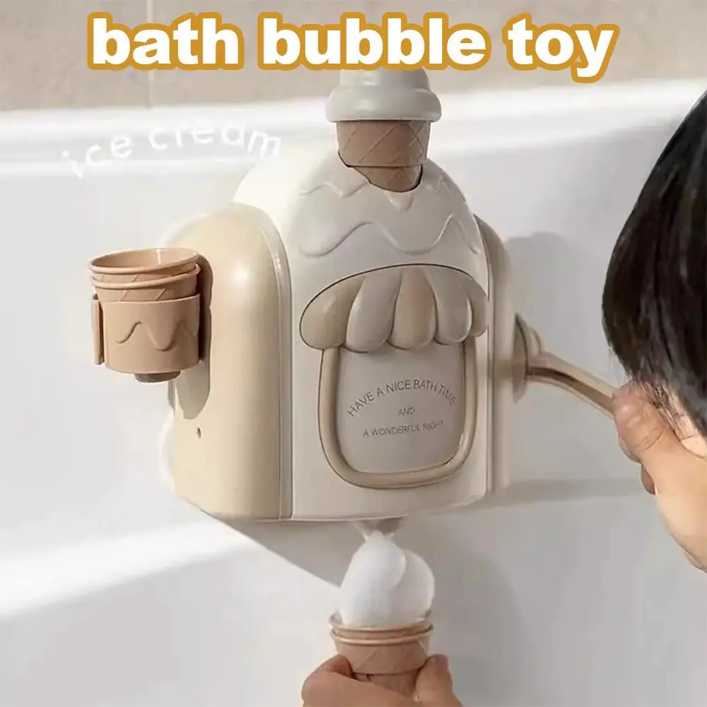 Ice Cream Foam Maker Bath Toy – Imaginative Water Play - Image 4