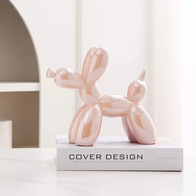 Ceramic Balloon Dog Sculpture – Modern Mini Ornament for Home & Office - Image 11
