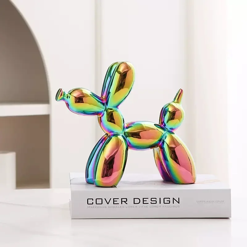 Ceramic Balloon Dog Sculpture – Modern Mini Ornament for Home & Office - Image 6
