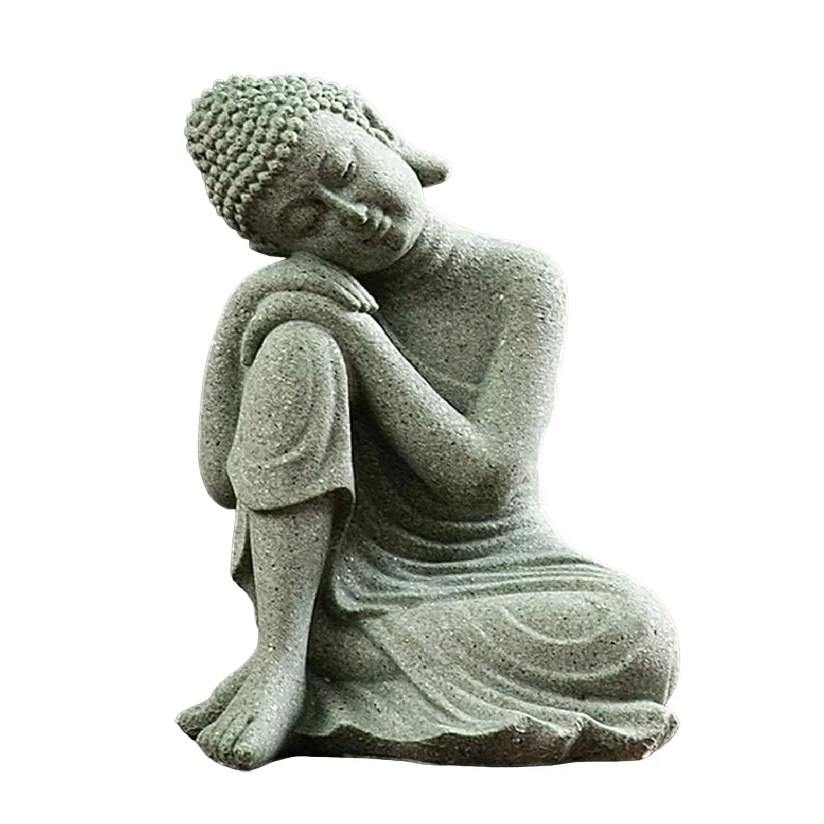 Decorative Stone Buddha Statue – Serene Tabletop Accent - Image 9