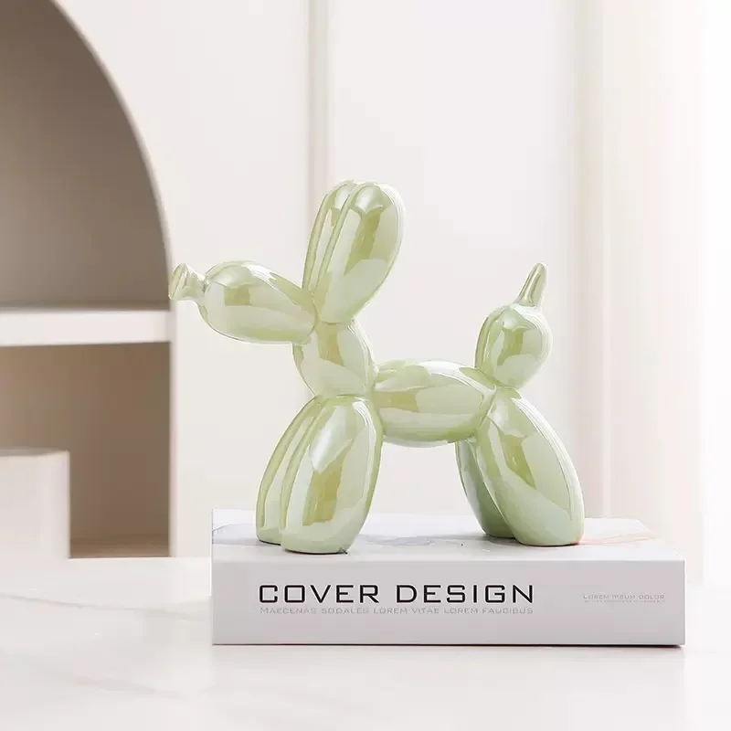Ceramic Balloon Dog Sculpture – Modern Mini Ornament for Home & Office - Image 14