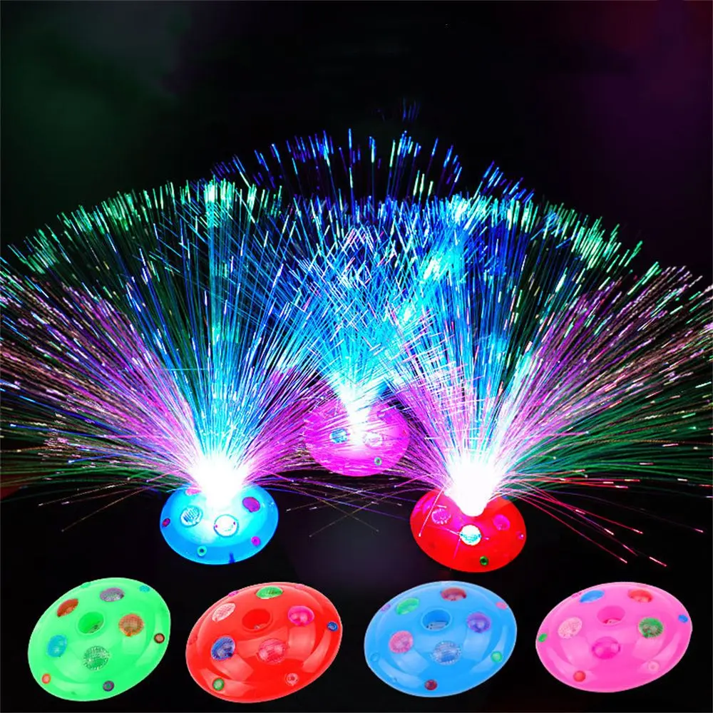 Flashing Home Decor Nighting Lighting Lamps Night Lamp LED Fiber Optic Light Christmas Decoration Multicolor - Image 9
