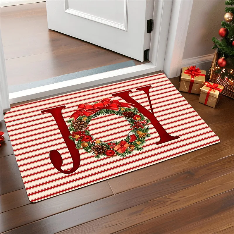 Christmas Door Mat – Santa and Gingerbread Holiday Welcome - Image 11