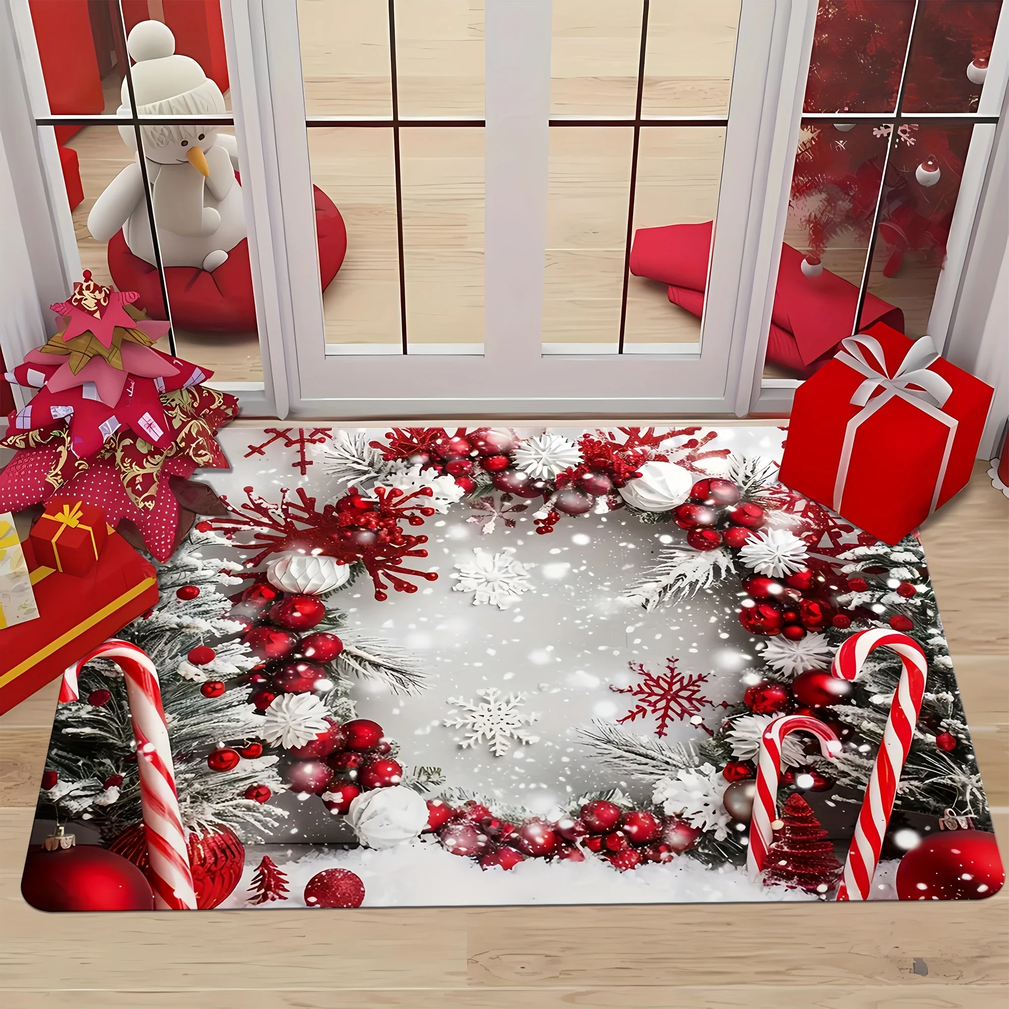 Soft Christmas Area Rug for Living Room & Bedroom - Image 3