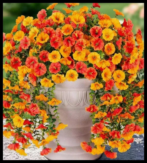 Artificial Morning Glory Flower Vine – 30 in Silk Floral Garland - Image 7