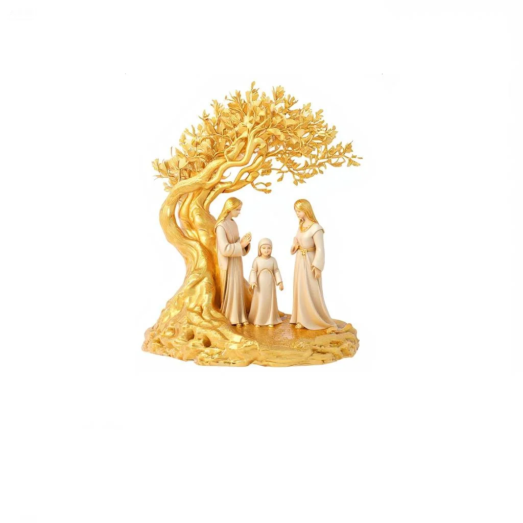 Nativity Scene Statue – Tabletop Christmas Decoration, Birth of Jesus Figurine - Image 7