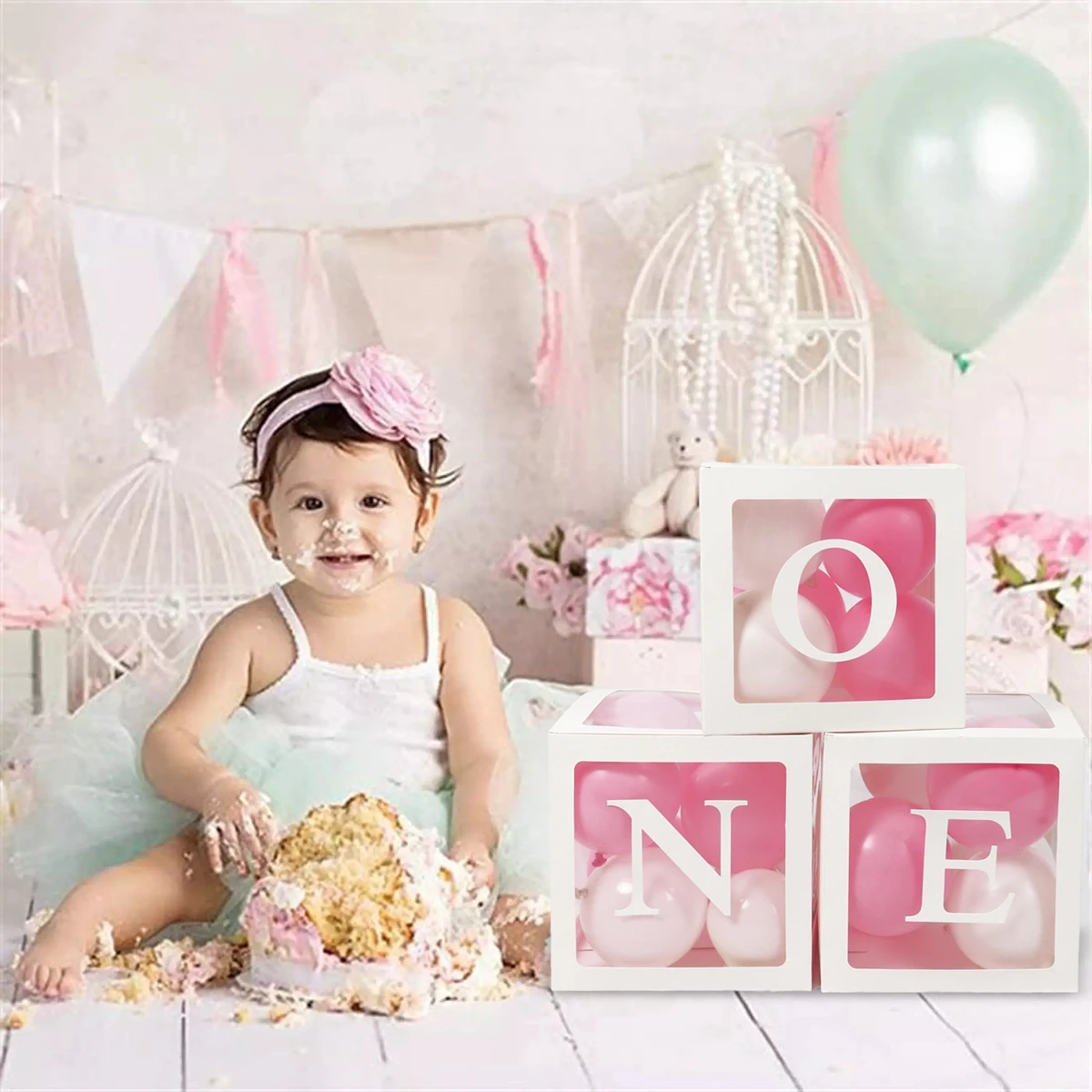 Letter Balloon Box – First Birthday and Celebration Decoration - Image 2