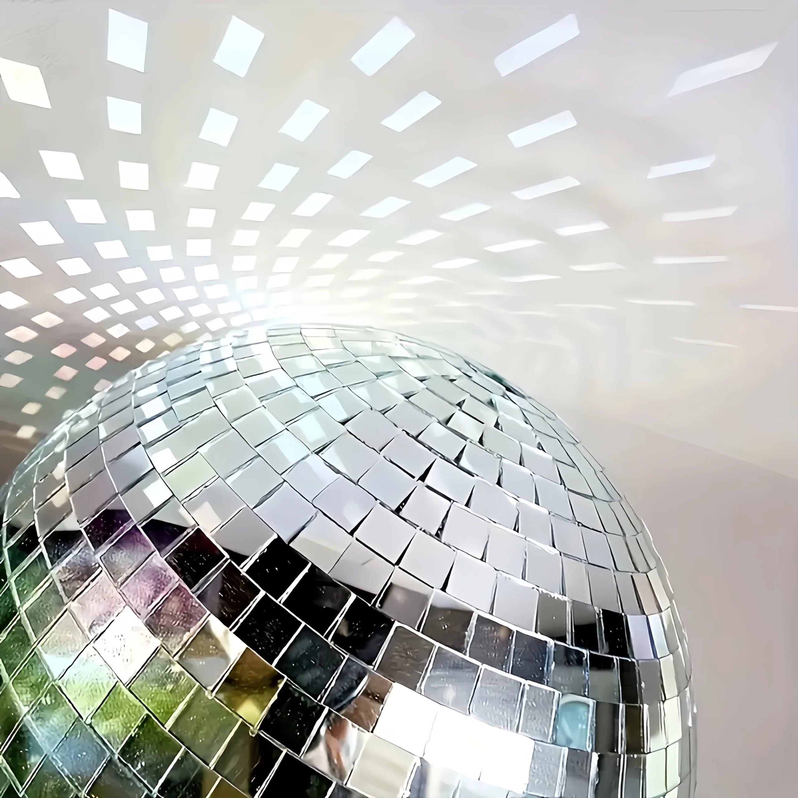 Mini Disco Mirror Ball Ornaments, 12-Piece Set – Silver Party Decor - Image 5