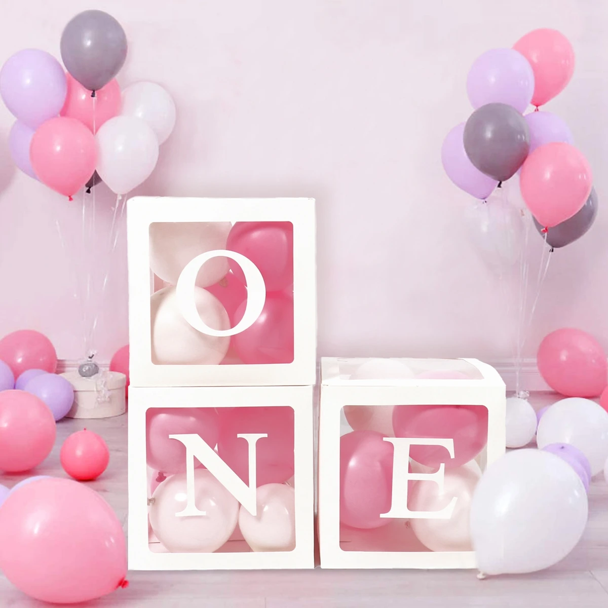 Letter Balloon Box – First Birthday and Celebration Decoration