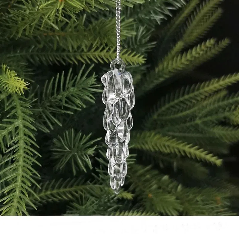 Sparkling Snowflake Ornaments, 10-Piece Set – Glitter Christmas Tree Decor - Image 10