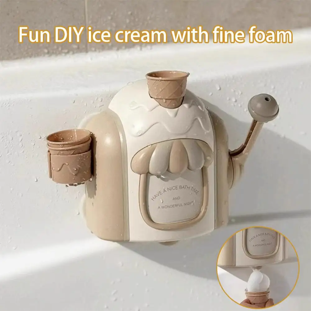 Ice Cream Foam Maker Bath Toy – Imaginative Water Play - Image 6