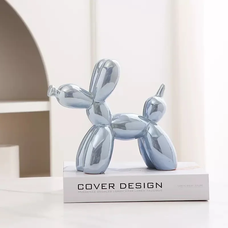 Ceramic Balloon Dog Sculpture – Modern Mini Ornament for Home & Office - Image 13
