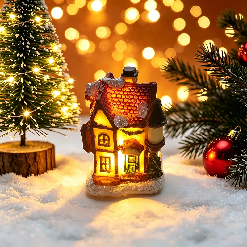 Christmas House Light Decorations For Home Ornaments Kids Xmas Gift New Year 2025 Navidad Decor Bedroom Night Light With Battery - Image 8