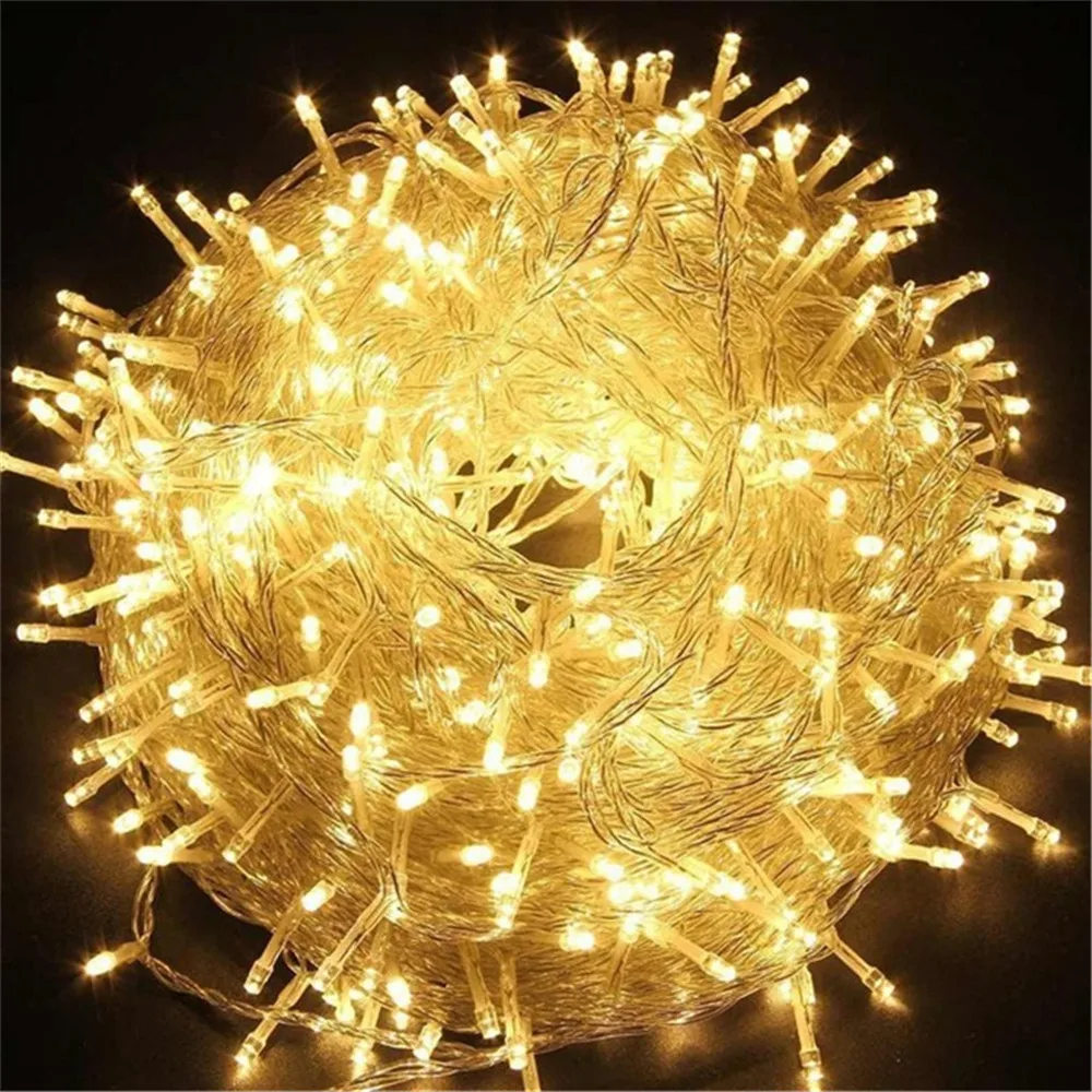 Christmas Lights 5M 10M 20M 30M 50M 100M Led String Fairy Light 8 Modes Christmas Lights For Patio Wedding Party Holiday Lights - Image 10