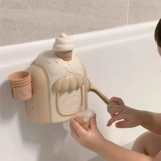 Ice Cream Foam Maker Bath Toy – Imaginative Water Play