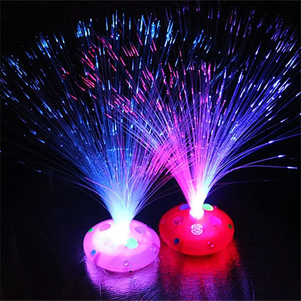 Flashing Home Decor Nighting Lighting Lamps Night Lamp LED Fiber Optic Light Christmas Decoration Multicolor - Image 2