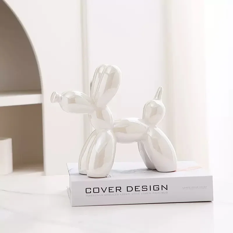 Ceramic Balloon Dog Sculpture – Modern Mini Ornament for Home & Office - Image 12