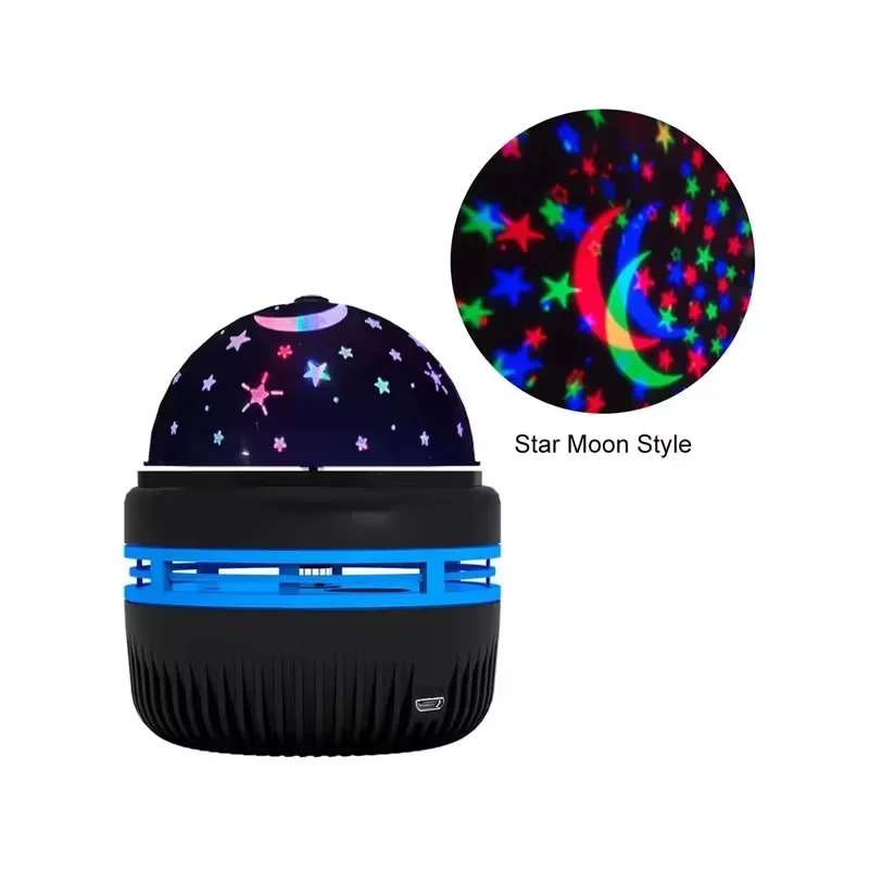 LED Starry Sky Night Lights USB Projector Lamp Magic Ball Moon Star Christmas Lights Home Room Atmosphere Decorations - Image 7
